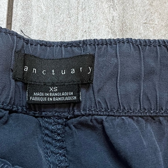 Anthropologie Sanctuary Solid Blue Tencel Jogger Pants Size XS - Picture 5 of 7